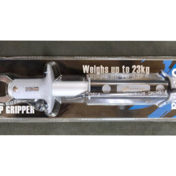 Okuma Fish Lip Gripper with weighing scale.